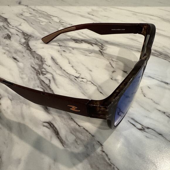 Zol Boomerang Polarized Sunglasses Tortoise Round - Picture 2 of 10